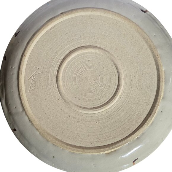 Handcrafted Art Platter Abstract Design 14 inch Signed OOAK Pottery large - Picture 9 of 16